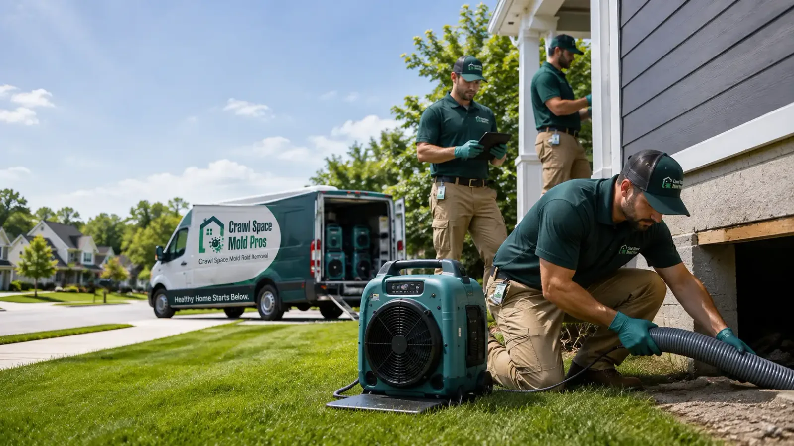 Crawl Space Mold Removal in Naples, ME